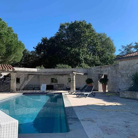 Gers Pool And Panorama La Romieu