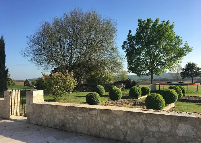 Gers Pool And Panorama * La Romieu