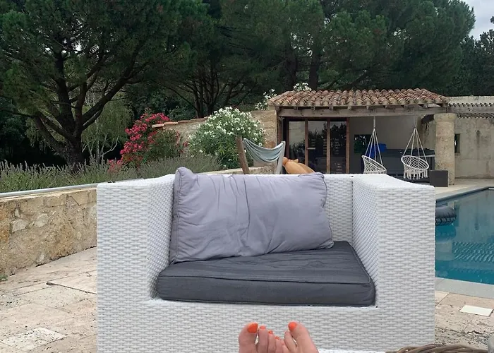 Gers Pool And Panorama * La Romieu