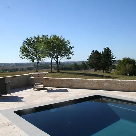 Gers Pool And Panorama La Romieu