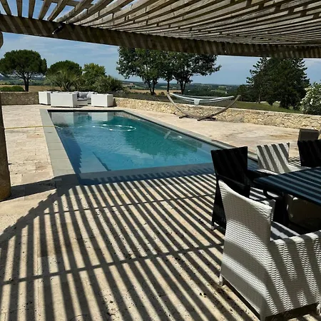 Gers Pool And Panorama Villa La Romieu